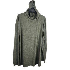 Perry Ellis PE Sport Womens Soft Lightweight Long Sleeve Hoodie Pullover Size XL